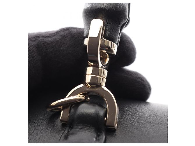 mala de mão 2-Way Small Gucci Bamboo 1947 Preto - vista 9