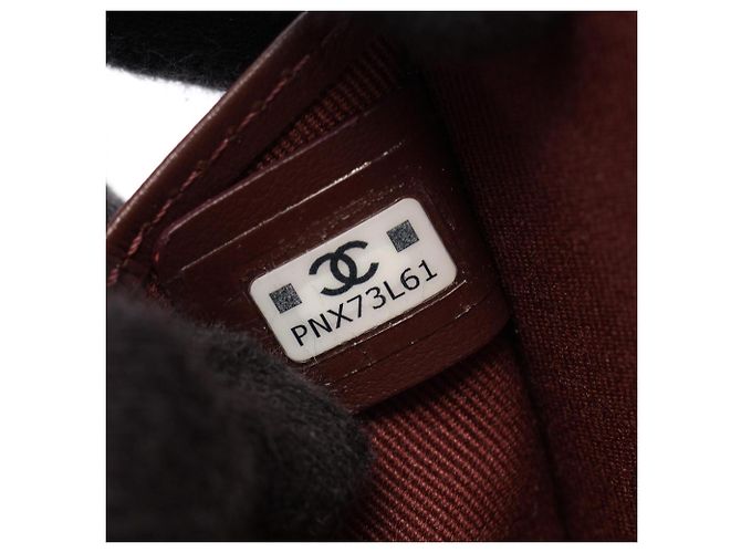 Timeless Monedero Chanel Matelassé en piel de becerro granulada negra Negro - vista 5