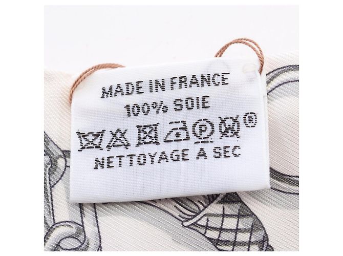 Hermès Hermes Twilly C'EST LA FETE Ribbon Scarf Mehrfarben Beige - Ansicht 5