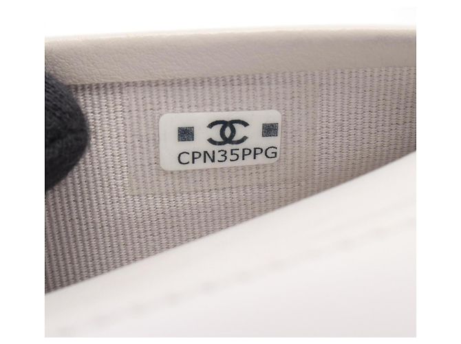 Chanel Matelassé Gray Bi-fold Long Wallet Brown - view 6