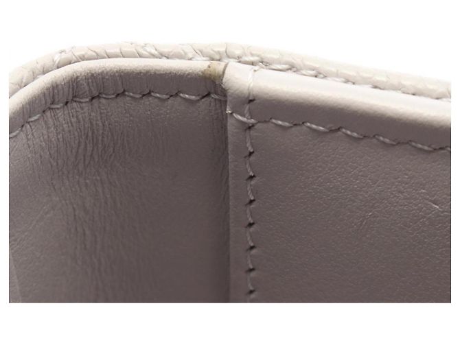 Chanel Matelassé Gray Bi-fold Long Wallet Brown - view 7