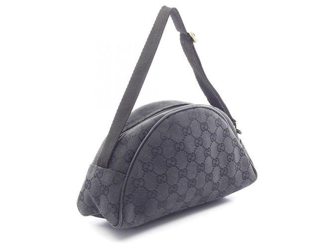 Bolsa Gucci GG Canvas Preto - vista 2