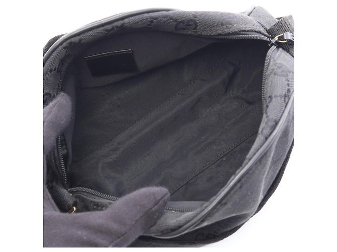 Bolsa Gucci GG Canvas Preto - vista 3