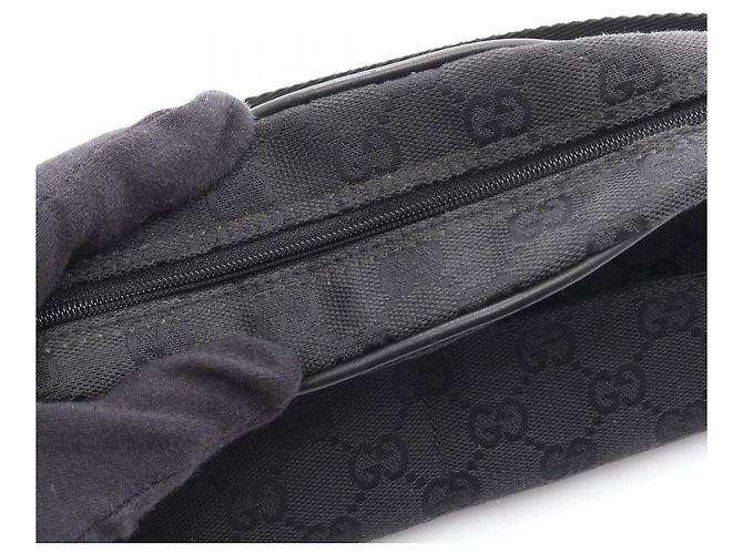 Bolsa Gucci GG Canvas Preto - vista 8
