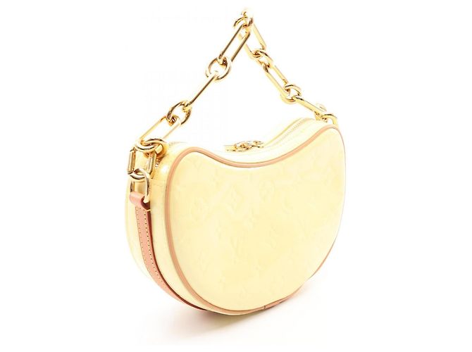 Borsa 2-Way Louis Vuitton Croissant PM Giallo - vista 2