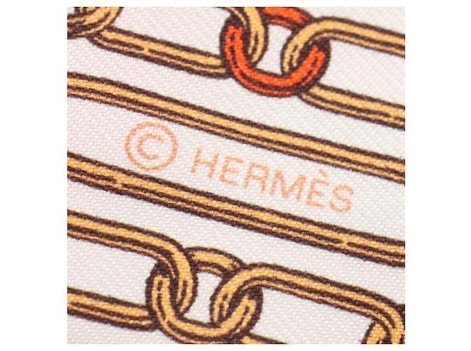 Hermès Pañuelo de seda Hermes Twilly Kaleidoscope Effect Blanco Multicolor - vista 4