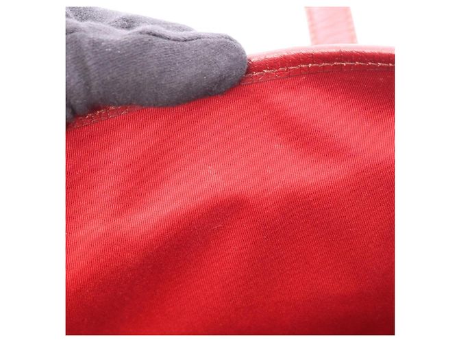 Borsa Gucci Bamboo GG Canvas Rosso Bordò - vista 19