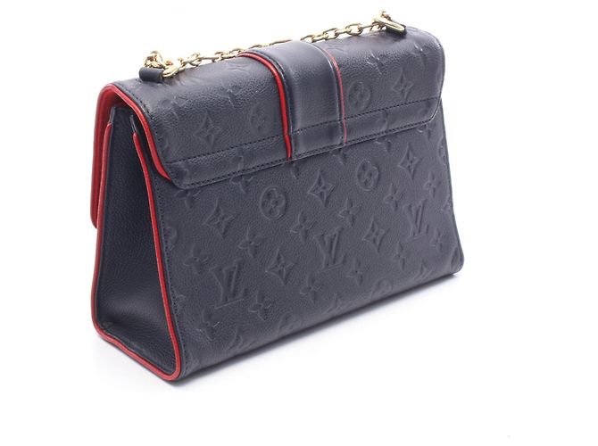 Louis Vuitton Saint-Sulpice PM Schultertasche Rot Marineblau - Ansicht 2