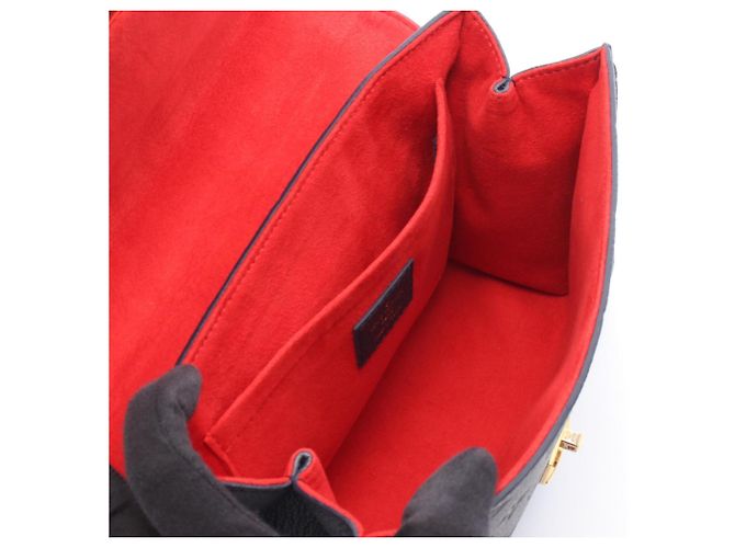 Louis Vuitton Saint-Sulpice PM Schultertasche Rot Marineblau - Ansicht 3