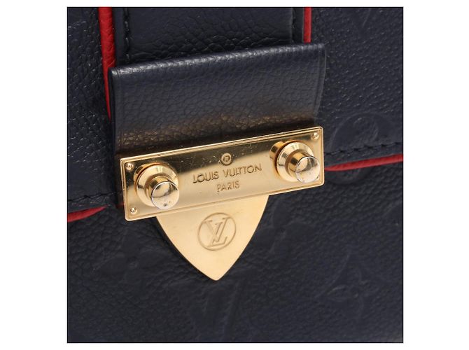 Louis Vuitton Saint-Sulpice PM Schultertasche Rot Marineblau - Ansicht 7