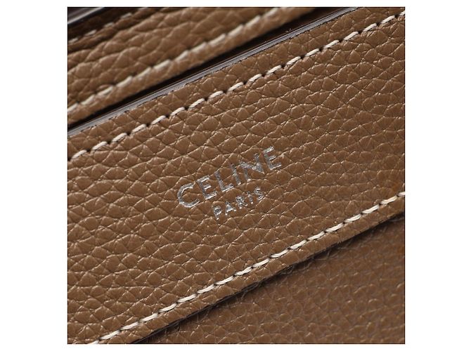 Céline Celine Luggage Nano Shopper 2-Way Handtasche Braun - Ansicht 4
