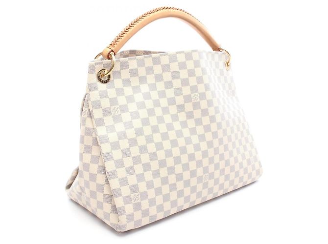 Borsa a tracolla Louis Vuitton Artsy MM Bianco - vista 2