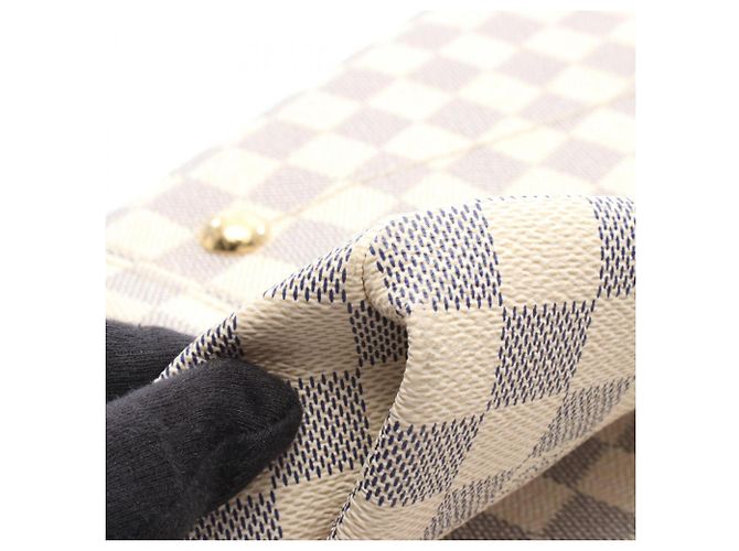 Borsa a tracolla Louis Vuitton Artsy MM Bianco - vista 8