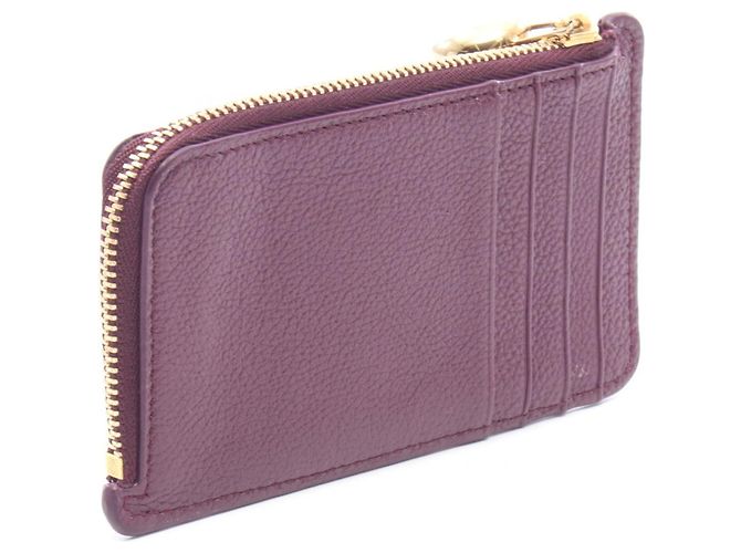 Loewe Purple Leather Card Case - view 2