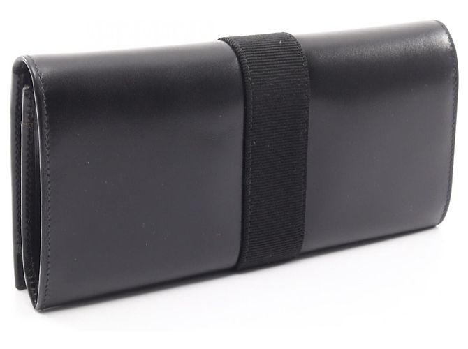 Cartera larga bi-fold Salvatore Ferragamo Vara Negro - vista 2