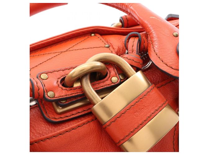 Sac à main Chloé Paddington Orange - vue 14