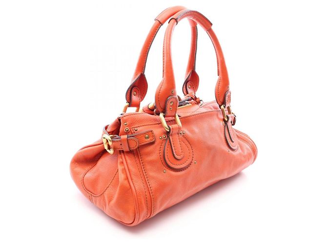 Sac à main Chloé Paddington Orange - vue 2