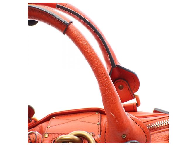 Sac à main Chloé Paddington Orange - vue 8