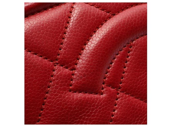 Bolso Tote Chanel Matelassé rojo Roja - vista 10