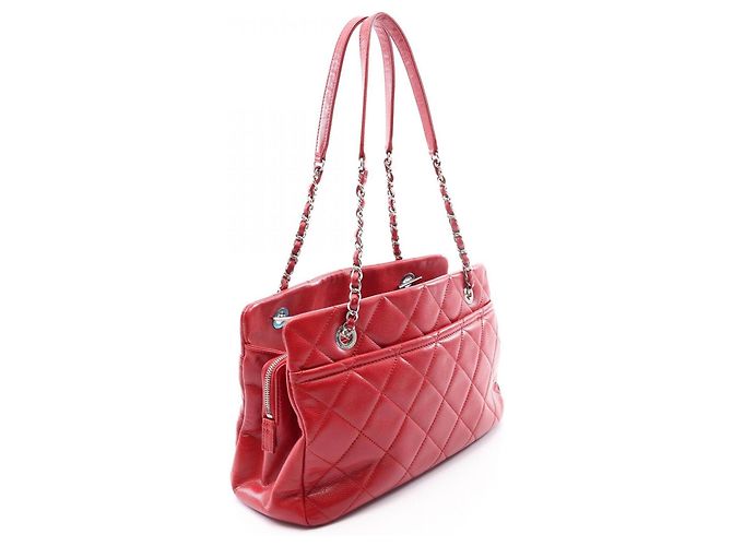 Bolso Tote Chanel Matelassé rojo Roja - vista 2