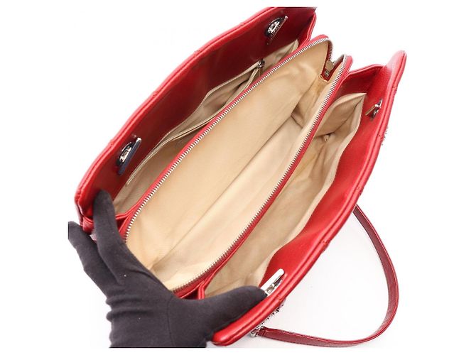 Bolso Tote Chanel Matelassé rojo Roja - vista 3