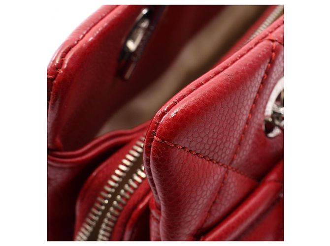 Bolso Tote Chanel Matelassé rojo Roja - vista 8