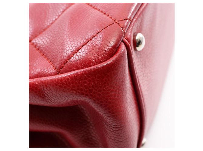 Bolso Tote Chanel Matelassé rojo Roja - vista 9