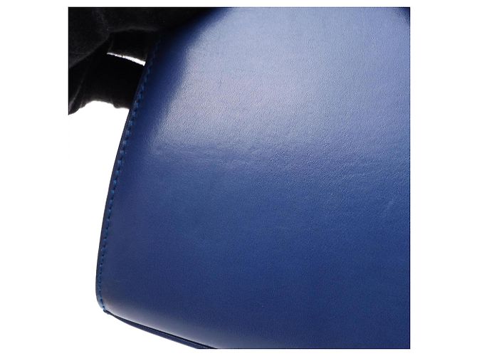 Céline Sac à main Celine en cuir bleu - vue 10