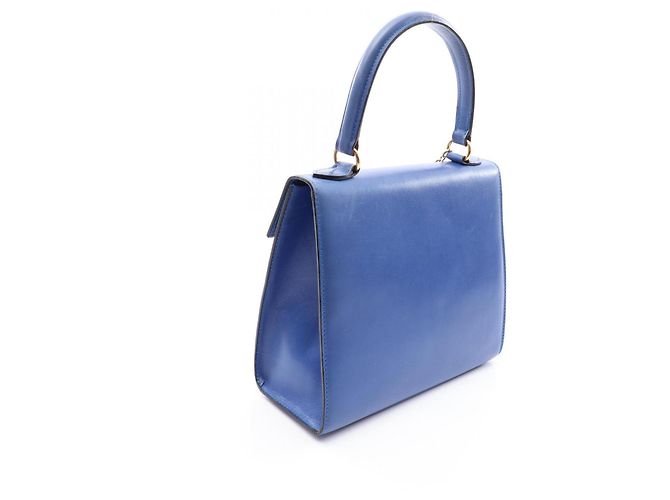 Céline Sac à main Celine en cuir bleu - vue 2