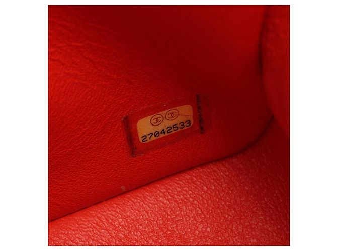 Sac à épaule Chanel Mini Matelassé Rouge - vue 5
