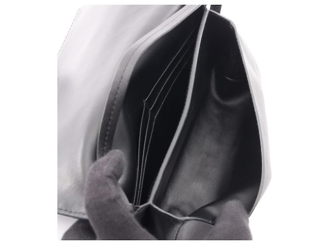 Borsa a tracolla Bottega Veneta Intrecciato Nero - vista 3