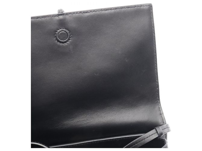 Borsa a tracolla Bottega Veneta Intrecciato Nero - vista 6