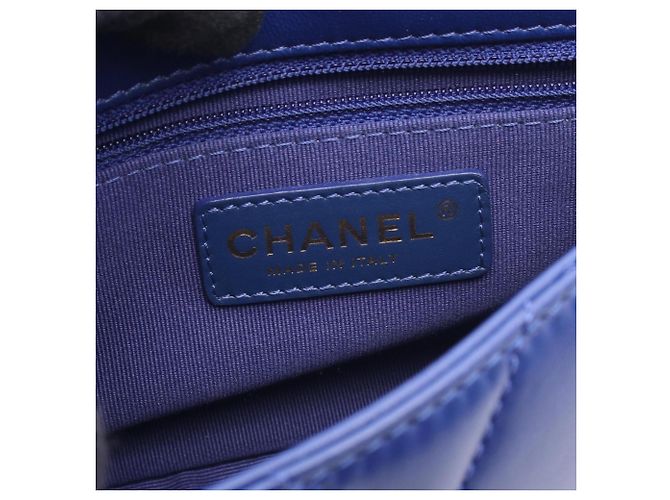 Bolsa de Ombro Mini Chanel Matelassé Azul - vista 4