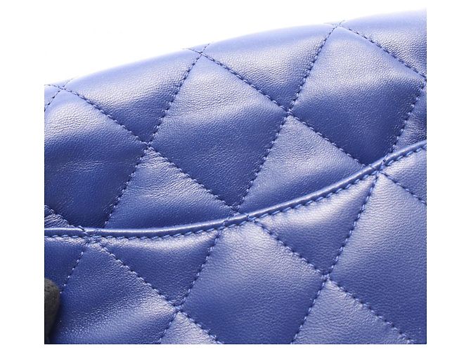 Bolsa de Ombro Mini Chanel Matelassé Azul - vista 8