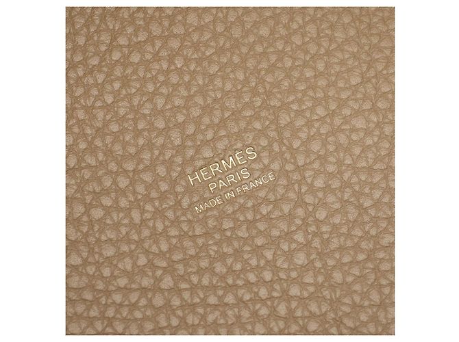 Hermès Hermes Picotin Lock PM Handtasche Braun Schwarz Beige - Ansicht 4
