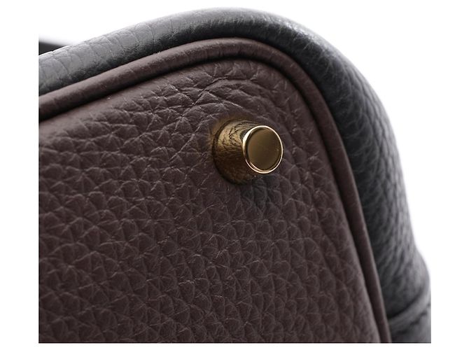 Hermès Hermes Picotin Lock PM Handtasche Braun Schwarz Beige - Ansicht 7