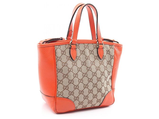 Borsa Tote 2-Way Gucci Bree GG Canvas Beige Arancione - vista 2