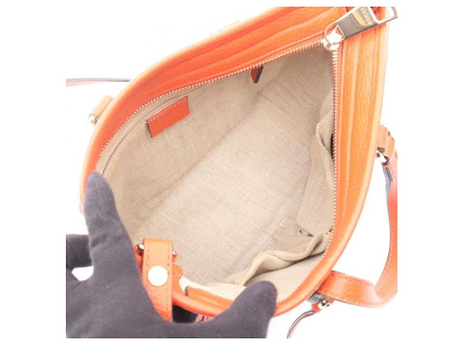Borsa Tote 2-Way Gucci Bree GG Canvas Beige Arancione - vista 3