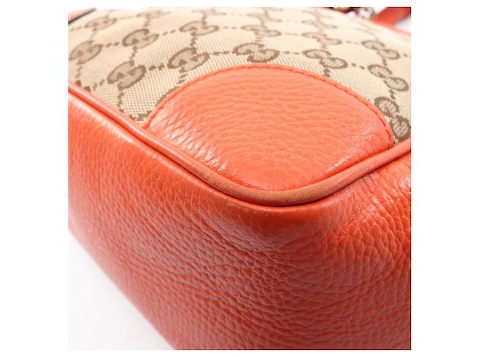 Borsa Tote 2-Way Gucci Bree GG Canvas Beige Arancione - vista 6