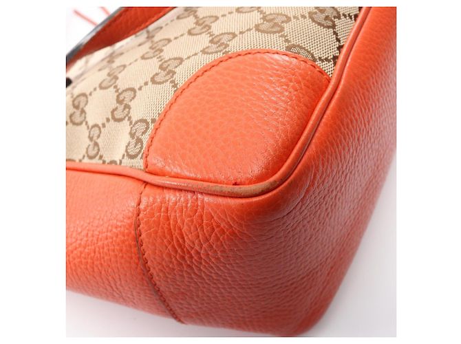 Borsa Tote 2-Way Gucci Bree GG Canvas Beige Arancione - vista 8