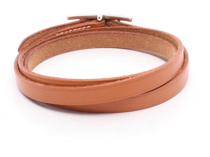 Hermès Pulsera Long Charm Hermes Api 3 Castaño - vista 2