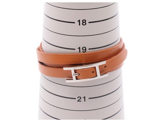 Hermès Pulsera Long Charm Hermes Api 3 Castaño - vista 6