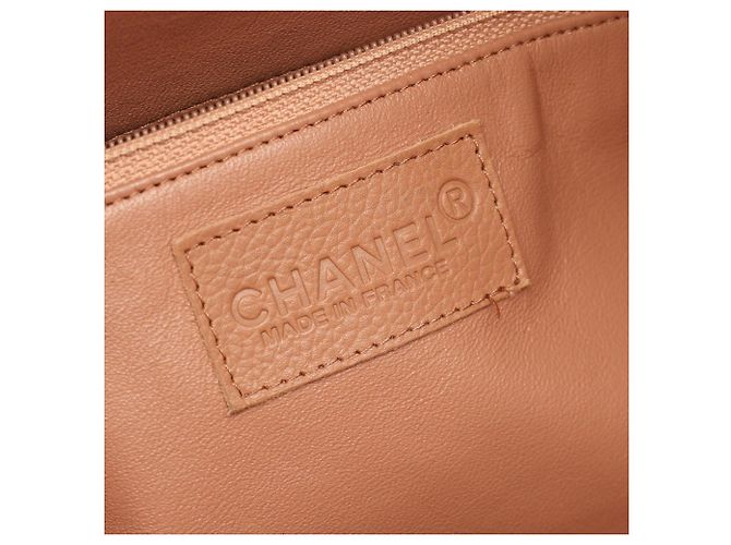 Chanel Matelassé Bowling Bag Schwarz Beige - Ansicht 4