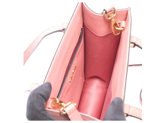 Bolsa 2-Way Miu Miu Madras Rosa - vista 3