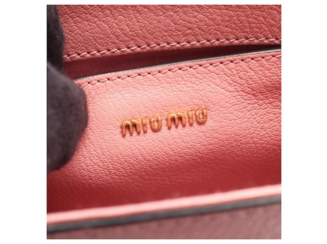 Bolsa 2-Way Miu Miu Madras Rosa - vista 4