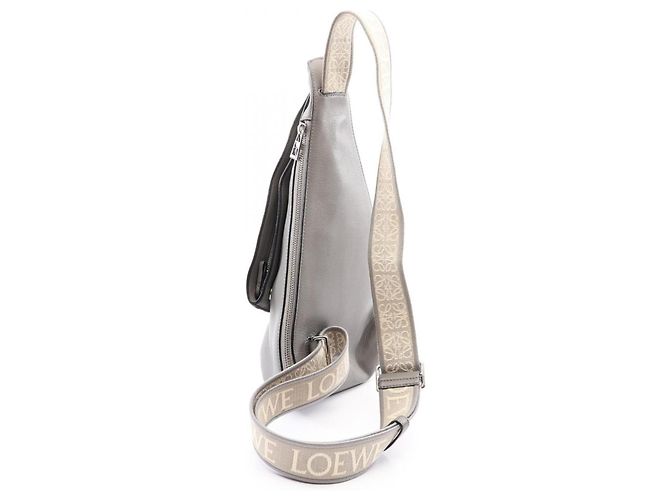 Sac ceinture Loewe Anton Sling Marron - vue 2