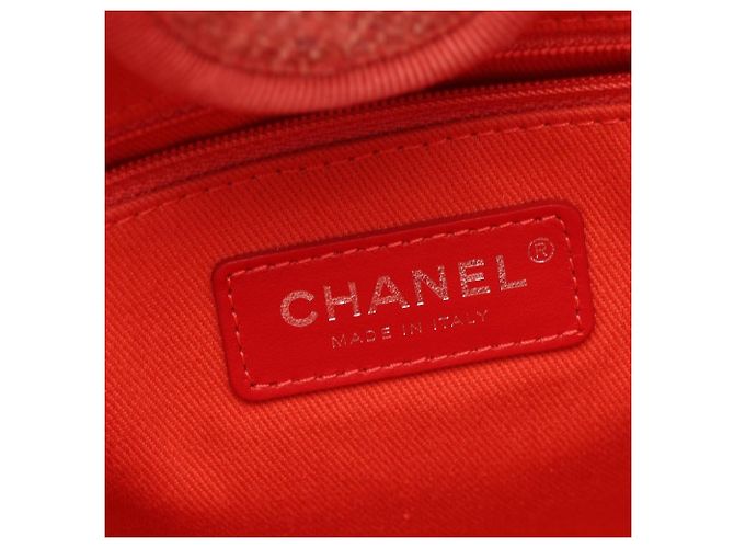 Borsa Tote Chanel Deauville PM Rosa - vista 4