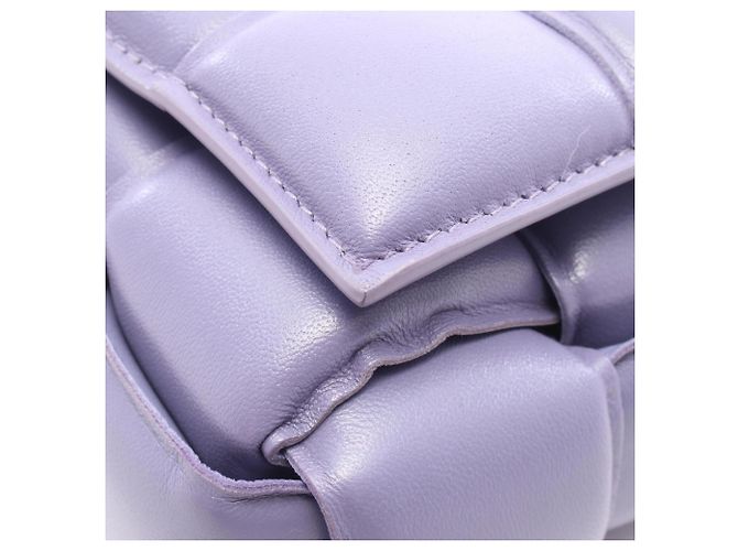 Borsa a tracolla Padded Cassette Bottega Veneta Porpora - vista 5