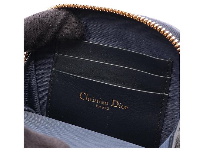 Borsa porta-cellulare Christian Dior Dior 30 Montaigne Crudo Blu navy - vista 5