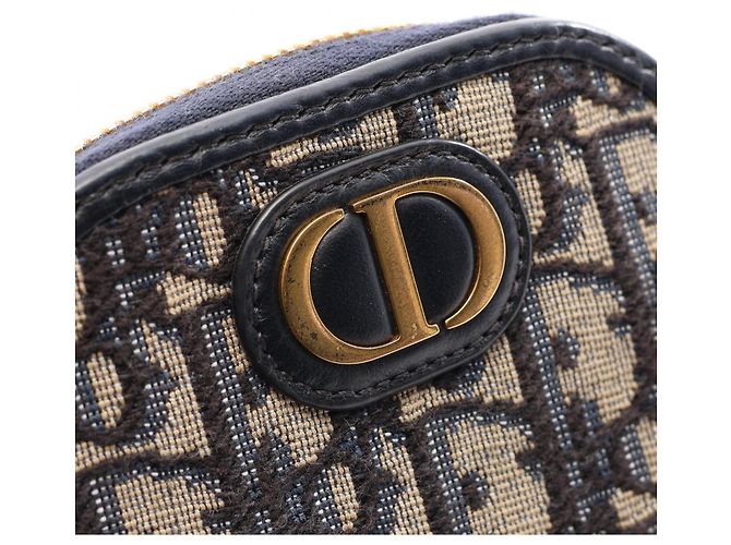 Borsa porta-cellulare Christian Dior Dior 30 Montaigne Crudo Blu navy - vista 8